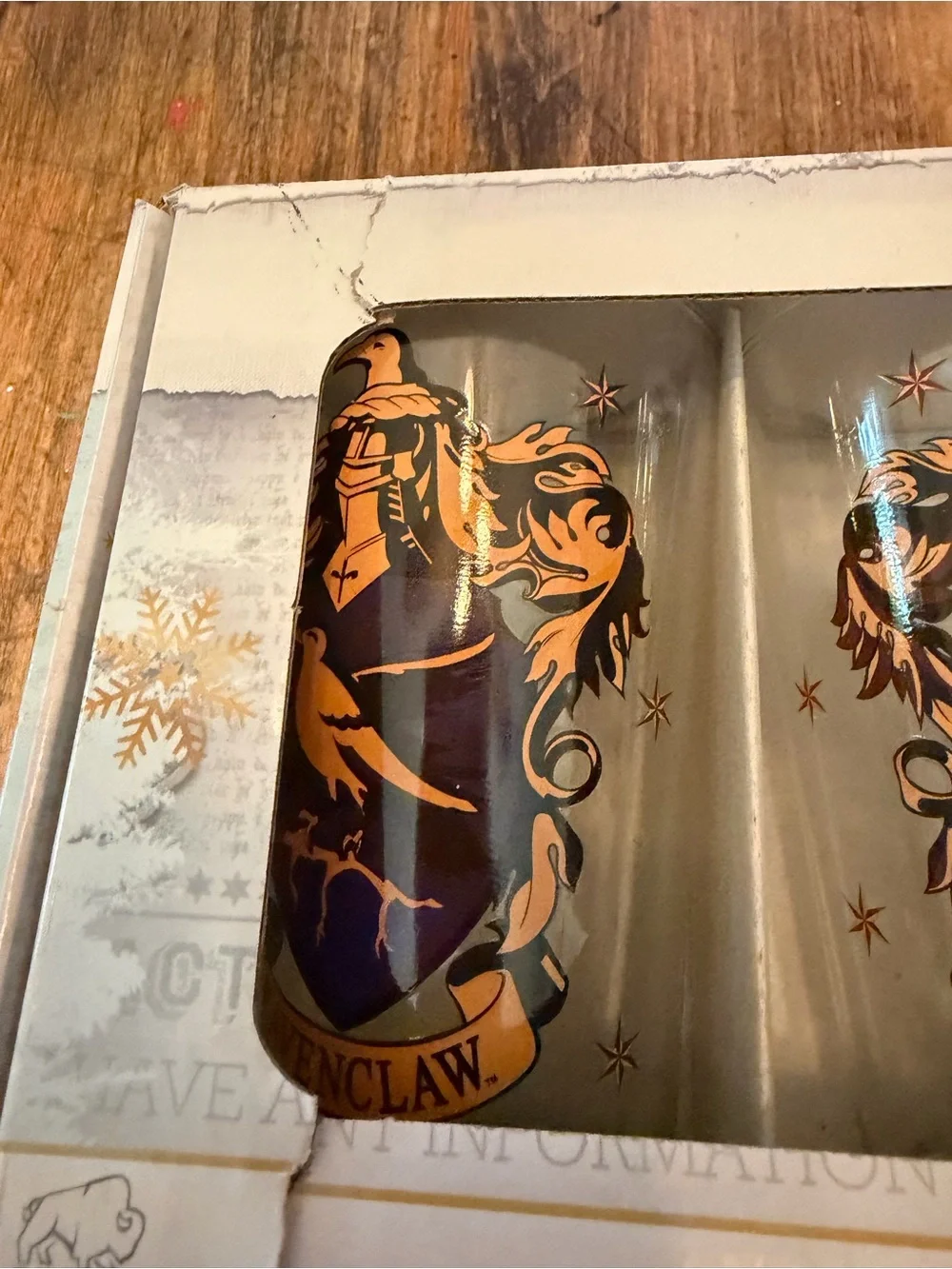 Harry Potter School Sigils Pint Beer Glass Set of Four New by Silver Buffalo